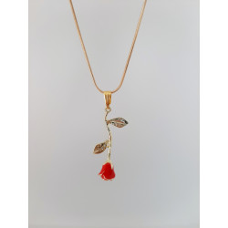 Collier "Eternal" - Rose Rouge Garance